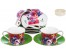 МАРКИЗА ПАВЛИН набор чайный (12)6чашек200мл+6блюдец NEW BONE CHINA цветной декор с золотом122-29005