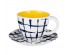 Индиго Набор чайный 2пр, чашка 270мл, блюдце 15см, керамика
