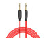 Аудио-кабель HOCO UPA11 AUX Jack3.5 (M) - Jack3.5 (M)  1 метр, ТПЭ, красный (30/300)