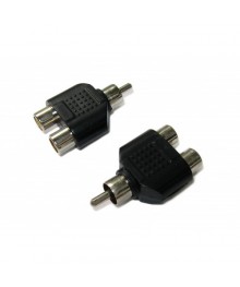 переходник штекер RCA - гнезда 2 RCA /уп.5/а комнатная оптом с доставкой по Дальнему Востоку. Большой каталог комнатных антенн по низкой цене.