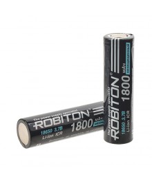Акк  литиевый ROBITON LI18650-1800NP-PK1 без защиты 3.7V PK1 гг Новосибирск, Барнаул, Горно-Алтайск, Бийск, Томск, Кемерово, Новокузнецк, Ленинск-Кузнецк и др: