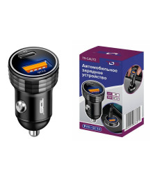 ЗУ в прикуриватель TDS TS-CAU72 (QC3.0 + PD20W,3000mA) с доставкой по Дальнему Востоку. Большой каталог авторазветвителей оптом со склада в Новосибирске.