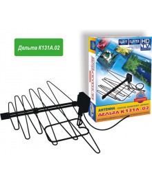 Антенна ком. ДМВ Дельта К-131A,02 (активная, + б/п 12V/220V, ТВ, ДМВ/DVB-T2, 20-25 дБ) /15Антенны для телевизора оптом. Новосибирск