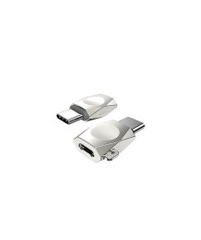 Адаптер HOCO UA8 microUSB на USB Type-C, металлик (32/320)Востоку. Адаптер Rolsen оптом по низкой цене. Качественные адаптеры оптом со склада в Новосибирске.