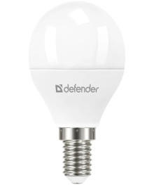 Эл. лампа светодиодная Defender LED-P45 -8W/830/E14 (шар, теплый белый)уп.1шт