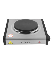 Электроплитка LUMME LU-3637 нерж, 1 конф. 15,5см, чугун, 1000Втплитки оптом с доставкой в Новосибирске. Большой каталог лектропечек, духовок оптом по низкой цене.