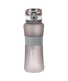 Бутылка спортивная с замком SILAPRO MAX, ULTIMATE GREY, 600мл, РС, силиконты оптом со склада в Новосибирске. Большой каталог батутов оптом по низкой цене, высокого качества.