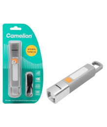 Фонарь Camelion LED 29362 (фонарь аккум. 3,7В, серый, LED+SMD, 2Вт, 3 реж.,Type - C, блист.)ари Camelion оптом. Большой каталог фонарей Camelion оптом по низкой цене со склада в Новосибирске.