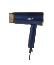 Фен LEBEN 259-231 2000 Вт, 2 скорости, 2 темп.реж., темно-синий, матовое покрытие, концентраторФены оптом Новосибирск