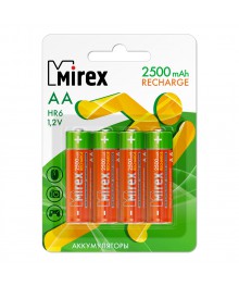 акк R6 Mirex  2500mAh Ni-Mh 1,2V  BL-4 (40/200шт) гг Новосибирск, Барнаул, Горно-Алтайск, Бийск, Томск, Кемерово, Новокузнецк, Ленинск-Кузнецк и др: