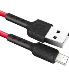 Кабель USB - Micro F181, red 1м, 2,4А,нейлон пакет DefenderВостоку. Адаптер Rolsen оптом по низкой цене. Качественные адаптеры оптом со склада в Новосибирске.