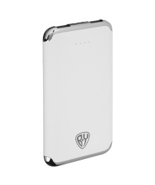 Внешний аккумулятор BY 6000 мАч, 2xUSB, 2А, покрытие Soft-touch, белый