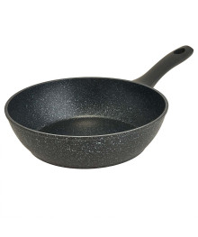 ALPENKOK Сотейник АК-0534 d=24см,h6,5cm,алюмин.,ИНДУКЦИЯ, антипр.покр."BLACK MARBLE" (6)