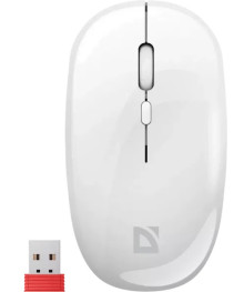 Мышь Defender беспр Calessa MB-252 бел, 4кн, 2.4G+BT,500mAч радужн.м с доставкой по гг Новосибирск, Кемерово, Новокузнецк, Ленинск-Кузнецк, Барнаул, Горно-Алтайск, Би