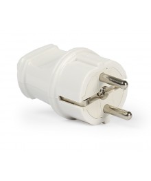 сет/вилка Smartbuy, прямая с заземлением белая 16А 250В (SBE-16-P01-w)ки оптом с доставкой по Дальнему Востоку. Удлинители оптом по низкой цене со склада в Новосибриске.