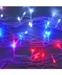 Эл.гирл. СНОУ БУМ занавес 2х2м, 100LED, 10 нитей, триколор,пост.свеч., ПВХ прозрачный 220Вке. Доставка Барнаул, Кемерово, Томск, Новокузнецк, Горно-Алтайск, Междуреченск, Ленинск-Кузнецкий.