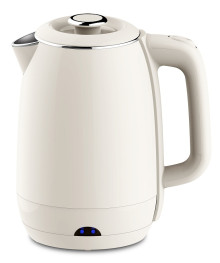 Чайник MAXTRONIC MAX-516 молочный (1,8л, нерж под крышк, двойн стенки, колба нерж, 1,5кВт) 12/упибирске. Чайник двухслойный оптом - Василиса, Delta, Казбек, Galaxy, Supra, Irit, Магнит. Доставка
