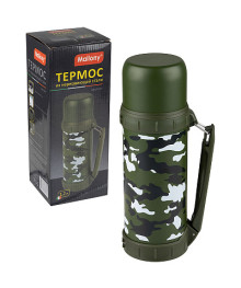 Термос Mallony MILITARY, 1,2 л, нерж стальБарнаул, Кемерово, Томск, Новокузнецк, Горно-Алтайск. - большой ассортимент, оптом по низким ценам.