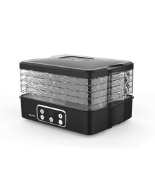 Сушилка для овощей и фруктов Blackton Bt FD1112 чёрный (240 Вт, электронное управление, 5 поддонов)Сушилки овощей оптом