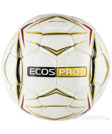 Мяч футбольный ECOS Pro GOLDEN. Ручная сшивка. Размер №5м со склада в Новосибирске. Ролики оптом со склада в НСК. Большой каталог роликов оптом по низкой ц