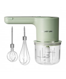 Миксер Galaxy LINE GL 2234 аккумуляторный 50Вт, 3 насадки, (30/уп)