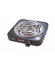 Электроплитка Centek CT-1508 Black (1конфорка ТЭН 140мм, 1000Вт, индикатор работы)плитки оптом с доставкой в Новосибирске. Большой каталог лектропечек, духовок оптом по низкой цене.