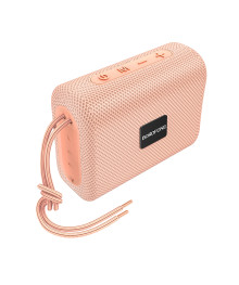 Колонка портативная с BLUETOOTH BOROFONE BR18 Розовый, 5W, 500mAh, 100х78х40 мми колонки оптом по низкой цене. Большой каталог Мини колонок оптом с доставкой по Дальнему Востоку.