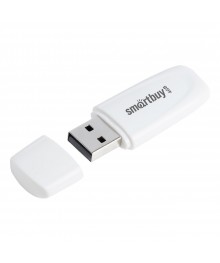 USB2.0 FlashDrives64 Gb Smart Buy Scout White (SB064GB2SCW)