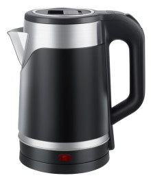 Чайник MAXTRONIC MAX-507 чёрн, нерж (2л, двойн стенки, колба нерж, диск 1,5кВт) 12/упибирске. Чайник двухслойный оптом - Василиса, Delta, Казбек, Galaxy, Supra, Irit, Магнит. Доставка