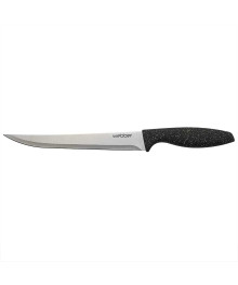 Нож Webber BE-2268C для нарезки из нерж стали 8" 20 см,"Carbon", черный гранит (120/12) оптом. Набор кухонных ножей в Новосибирске оптом. Кухонные ножи в Новосибирске большой ассортимент