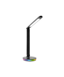 Светильник настол.Ultraflash UF-822 C02 черный (Led, 7Вт, димм., 3 цвет.темп., RGB ночник)том со склада в Новосибирске. Большой каталог настольных светильниковCamelion оптом по низкой цене.