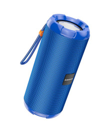 Колонка портативная с BLUETOOTH BOROFONE BR15, 2x5W, 1200mAh, 162х70х70 мм, индиго (50)