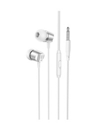Наушники BOROFONE BM66 вакуумные с микрофоном, 1,2 метра, jack 3.5, белый (76/304)льшой каталог наушников оптом. Качественные наушники оптом по низкой цене со склада в Новосибирске.