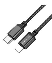 Кабель Type-С - 8pin (iOS Lighting) Borofone BX87 Sharp 1 метр, 20W, 3A, нейлон, черныйВостоку. Адаптер Rolsen оптом по низкой цене. Качественные адаптеры оптом со склада в Новосибирске.