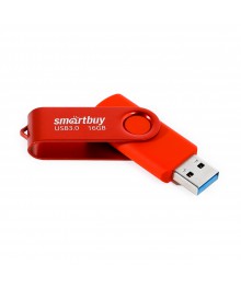 USB3.0 FlashDrives128Gb Smart Buy Twist Red (SB128GB3TWR)