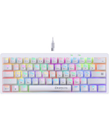 Клавиатура DEFENDER Deimos GQuest GK-303 RU , RGB механич корич свитчи,белыйом с доставкой по Дальнему Востоку. Качетсвенные клавиатуры оптом - большой каталог, выгодная цена.