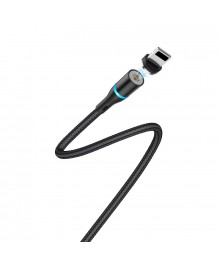 Кабель USB - 8pin BOROFONE BU16 Чёрный Магнитный (2,4А, для iPhone5/6/7) 1,2мВостоку. Адаптер Rolsen оптом по низкой цене. Качественные адаптеры оптом со склада в Новосибирске.