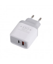 Блок пит USB сетевой Орбита OT-APU42 (PD+QC3.0, 3500mA)USB Блоки питания, зарядки оптом с доставкой по России.