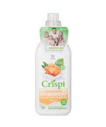 Кондиционер-ополаскиватель для стирки GRASS CRISPI Уютное прикосновение, концентрат, п/б,1л