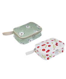 Косметичка саквояж ЮL Printemps 22x15,5x8 см, ПВХ, 2 дизайна Востоку. Косметички оптом по низкой цене. Качественные косметички оптом со склада в Новосибирске.