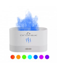 Увлажнитель Огонек OG-HOM06 белый, подсветка RGB (4.5Вт, 180мл , 20 мл/ч, USB)м. Большой каталог очистителей воздуха оптом и увлажнителей воздуха оптом со склада в Новосибирске.
