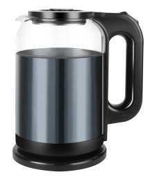 Чайник MAXTRONIC MAX-415 стекл, серо-синий (1,8 кВт, 1,8 л) (12/уп)ирске. Отгрузка в Саха-якутия, Якутск, Кызыл, Улан-Уде, Иркутск, Владивосток, Комсомольск-на-Амуре.