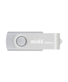 USB3.0 FlashDrives256Gb Mirex SWIVEL SILVERовокузнецк, Горно-Алтайск. Большой каталог флэш карт оптом по низкой цене со склада в Новосибирске.