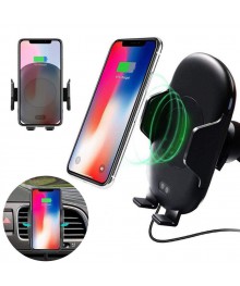 Держатель для смартфонов + беспроводное ЗУ TDS TS-CAA04 (7.5W, в воздуховод)Держатели для смартфонов оптом. Большой каталог держателей для смартфонов оптом по низкой цене.
