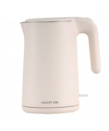 Чайник Galaxy LINE GL 0327 пудровый (1,8 кВт, 1,5л, двойн стенка, скр нагр элемент (12/уп)ибирске. Чайник двухслойный оптом - Василиса, Delta, Казбек, Galaxy, Supra, Irit, Магнит. Доставка