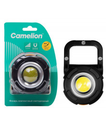 Фонарь Camelion LED 56252 (фонарь для кемпинга 3XR03, черн., COB, 2 реж., 3 магн., пласт., ,блистари Camelion оптом. Большой каталог фонарей Camelion оптом по низкой цене со склада в Новосибирске.