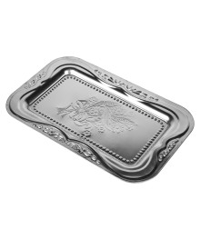 Поднос метал 124A 35*22*2cm (536262)ы для кухни по оптовым ценам. Купить аксессуары для кухни в Новосибирске. Аксессуары для кухни опт.