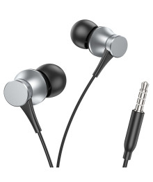 Наушники BOROFONE BM73 Platinum, вакуумные с микрофоном, 1,2 метра, серый металлик (1000)льшой каталог наушников оптом. Качественные наушники оптом по низкой цене со склада в Новосибирске.
