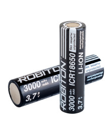 Акк  литиевый ROBITON LI186NP3000FPK без защиты 3000mAh, 3.7V PK1 с плоским контактом