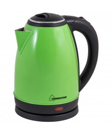 Чайник Homestar HS-1010 зеленый (1,8 л) стальнойсомольск-на-Амуре. Большой каталог металлических чайников Казбек, Василиса,  Delta, Galaxy, Irit, М
